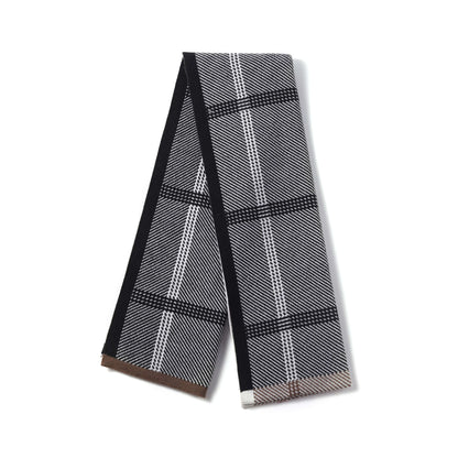 Mens Supersoft Luxury Woven Scarves - Check