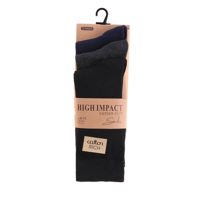 Mens Dress Socks - Assorted BNG (12 Pairs)