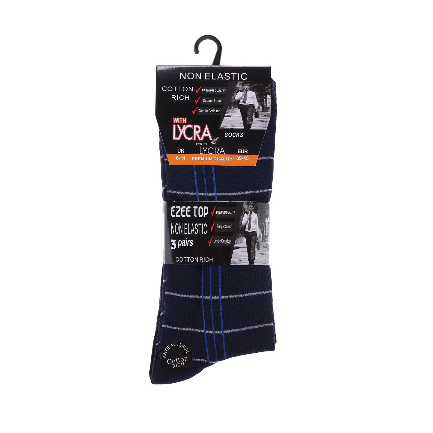 Mens Non Elastic Diabetic Socks - Formal (12 Pairs)