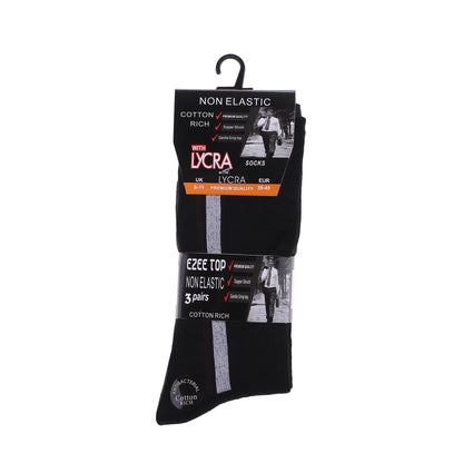 Mens Non Elastic Diabetic Socks - Formal (12 Pairs)