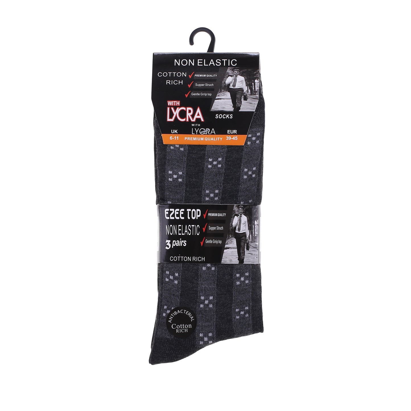 Mens Non Elastic Diabetic Socks - Formal (12 Pairs)