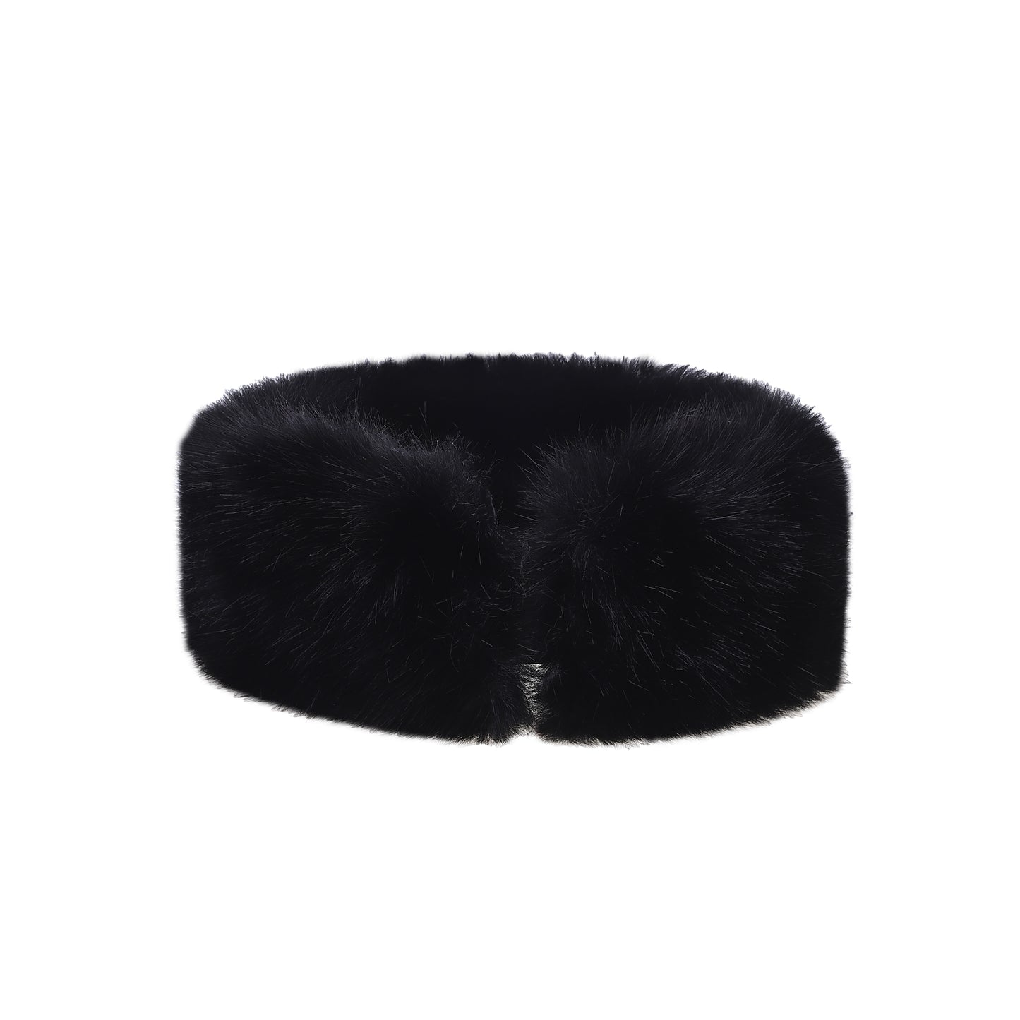 Luxury Fur Headband with Elastic Fit