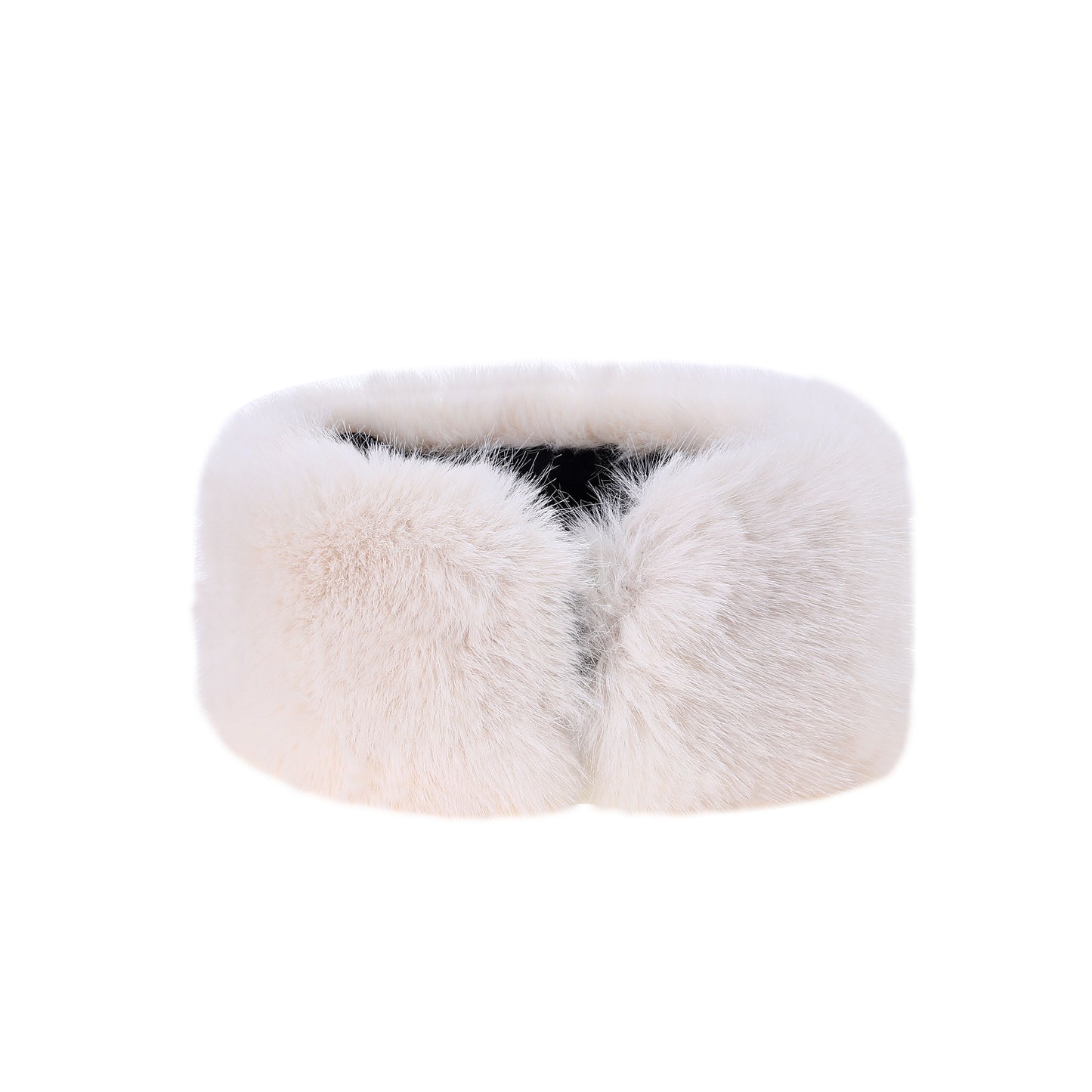 Luxury Fur Headband with Elastic Fit