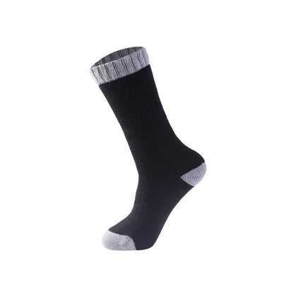 Mens Merino Lambs Wool Long Socks - Heathered (12 Pairs)