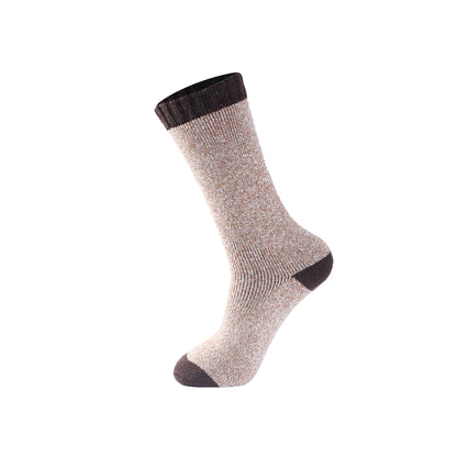 Mens Merino Lambs Wool Long Socks - Heathered (12 Pairs)