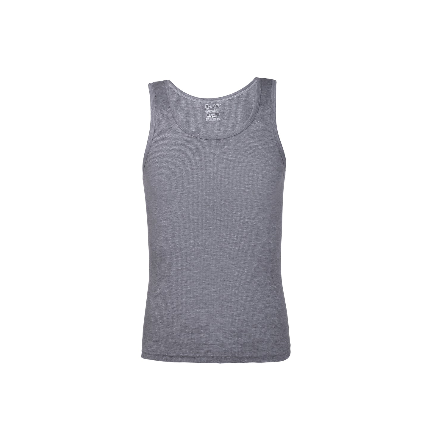 Mens Cotton Ribbed Vests - Assorted Colours