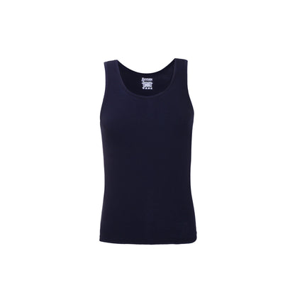 Mens Cotton Ribbed Vests - Assorted Colours