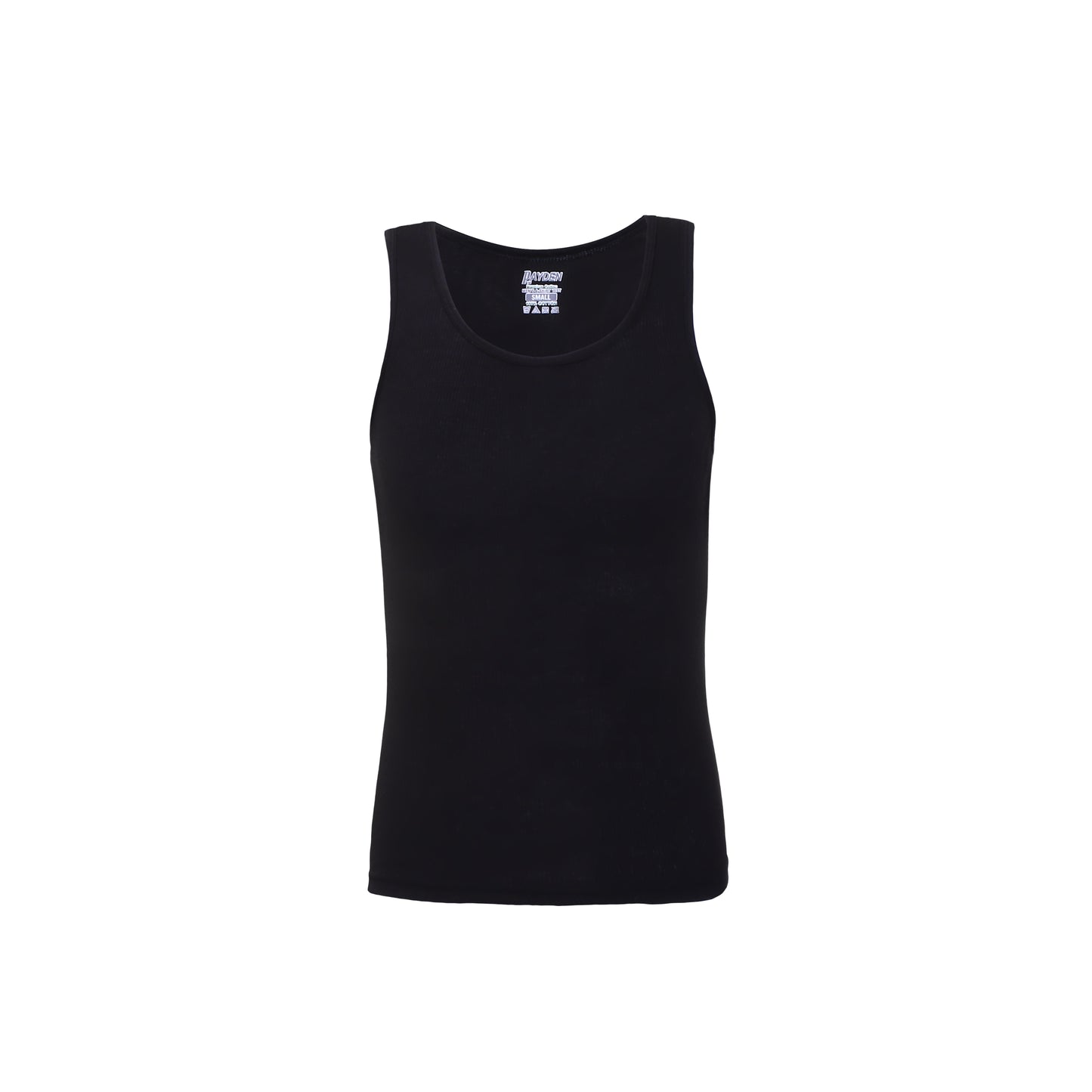 Mens Cotton Ribbed Vests - Assorted Colours