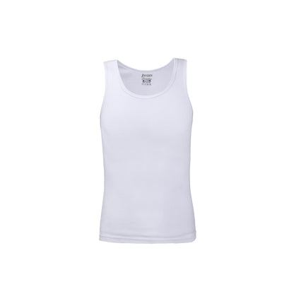 Mens Cotton Ribbed Vests - Assorted Colours