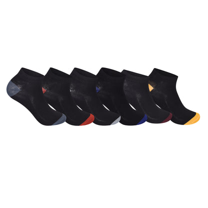 Mens Trainer Socks - Heel & Toe (12 Pairs)