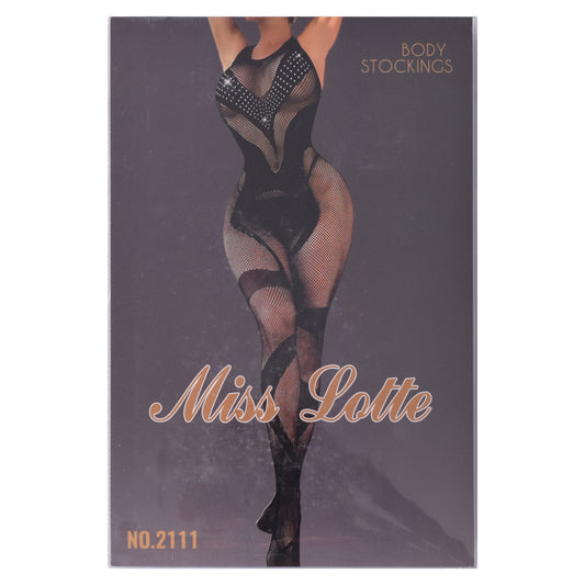 Rhinestone Fishnet Full Bodystocking