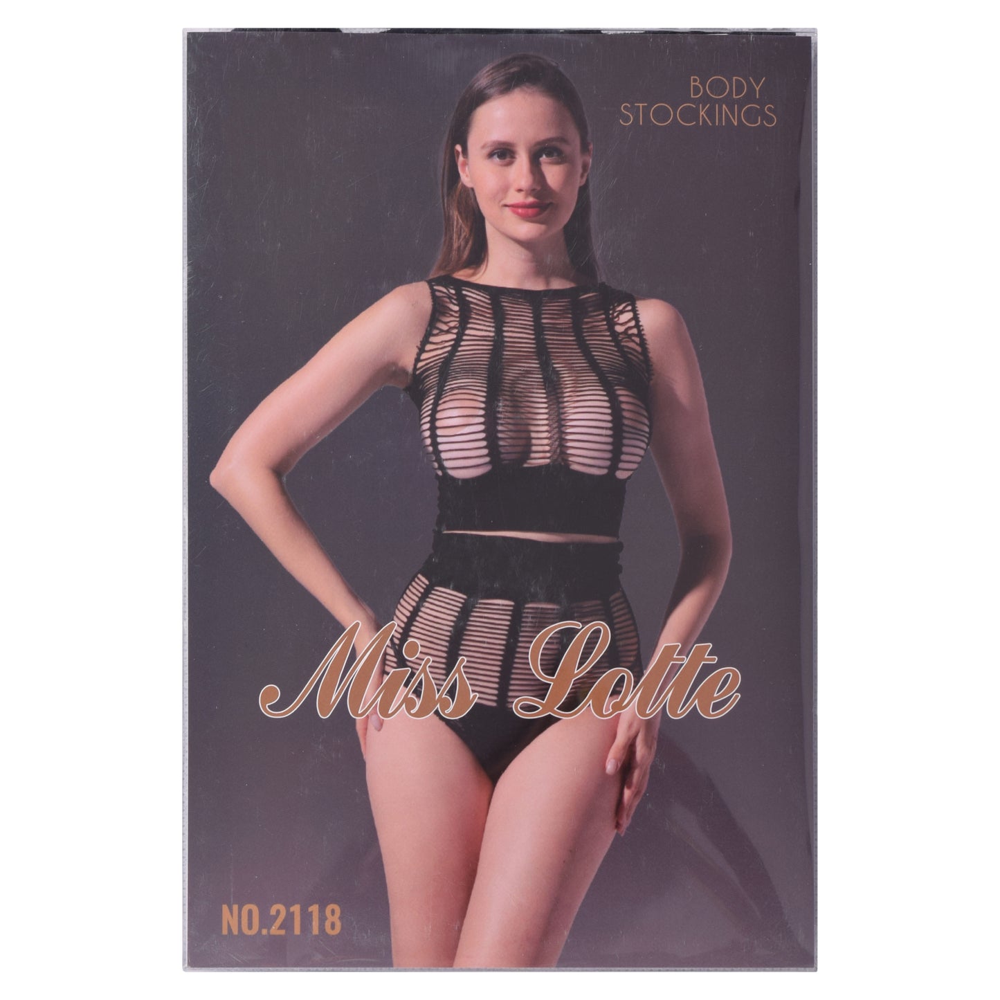 Cut-Out Strappy Fishnet Bodystocking