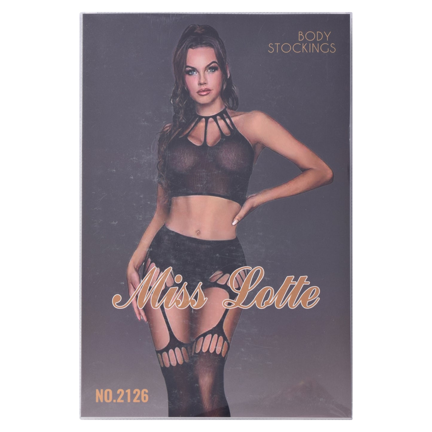 Halter Garter Fishnet Bodystocking