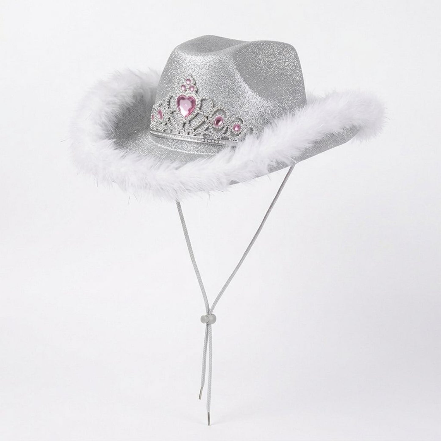 Tiara Feather Cowboy Hat – Assorted Colours