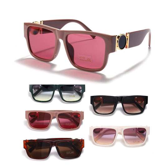 Royal Stallion Classic Square Fashion Sunglasses - LLSG18 (12 Units)
