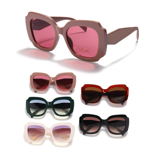 Royal Stallion Fashion Square Sunglasses - LLSG19 (12 Units)