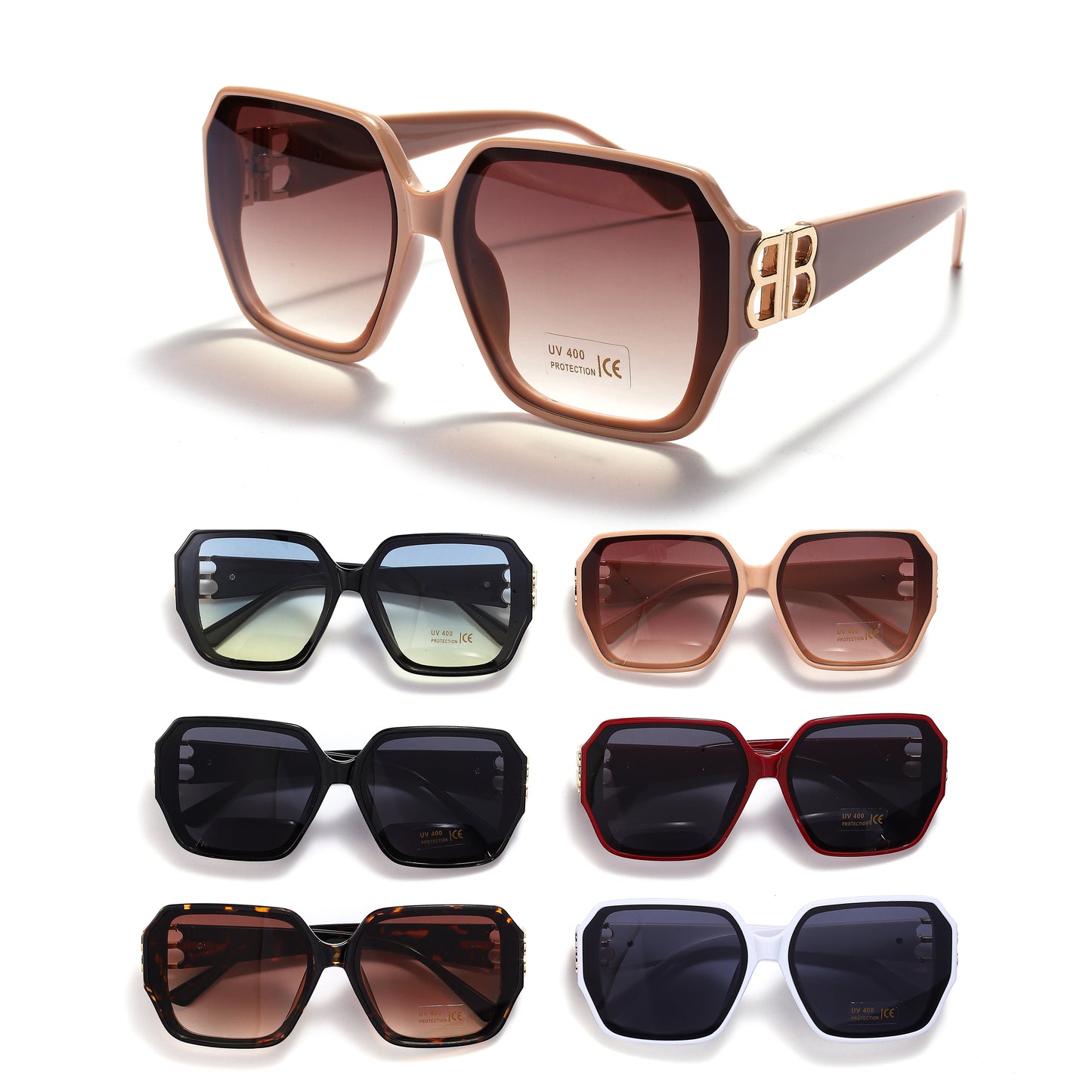 Royal Stallion Luxe B Detail Sunglasses - LLSG36 (12 Units)