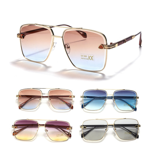 Royal Stallion Oversized Aviator Sunglasses - LMSG1 (12 Units)