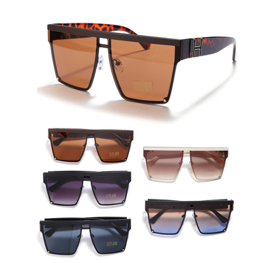 Royal Stallion H Luxury Inspired Sunglasses - LMSG3 (12 Units)