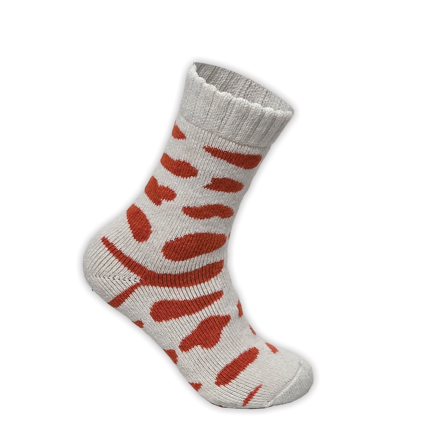 Ladies Merino Lambs Wool Socks - Cow Print (12 Pairs)