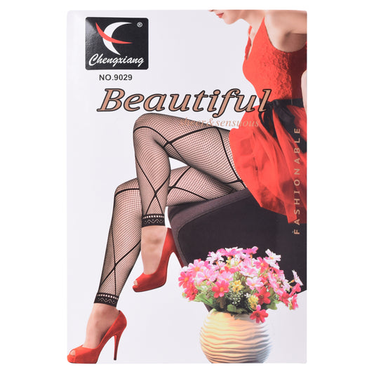 Large Diamond Fishnet Footless Tights