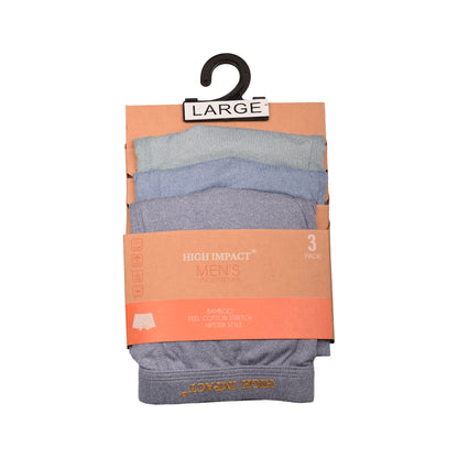 High Impact Men’s Plain Seamless Boxer Shorts