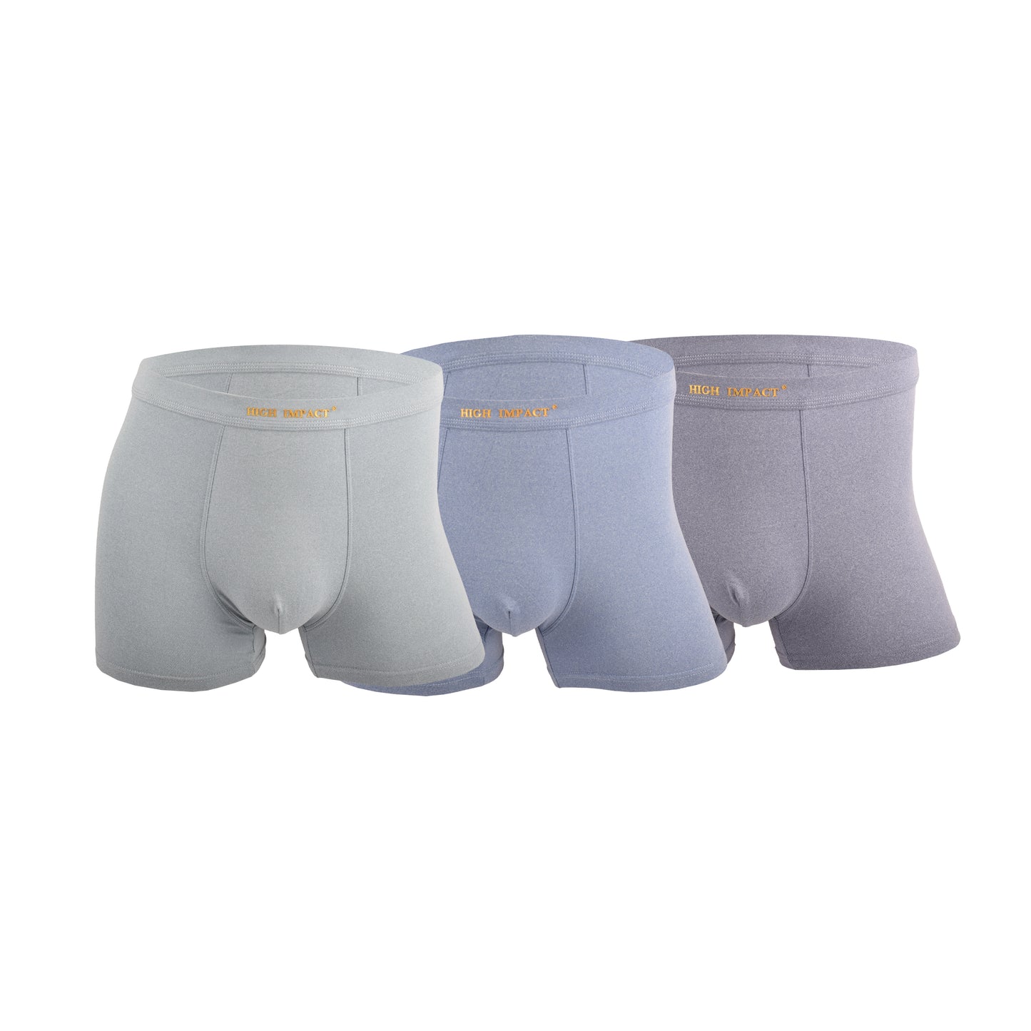High Impact Men’s Plain Seamless Boxer Shorts