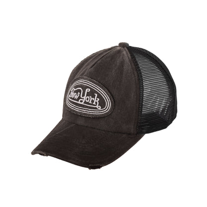 Vintage New York Distressed Trucker Cap