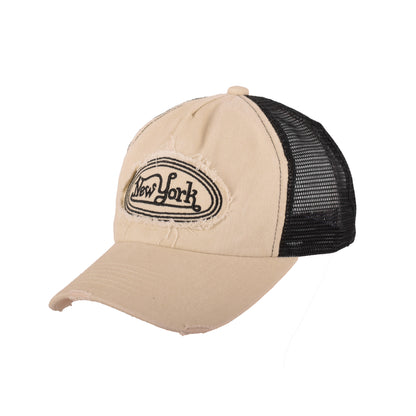 Vintage New York Distressed Trucker Cap