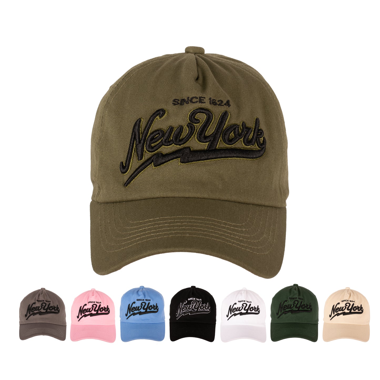 Classic New York Signature Embroidered Baseball Cap
