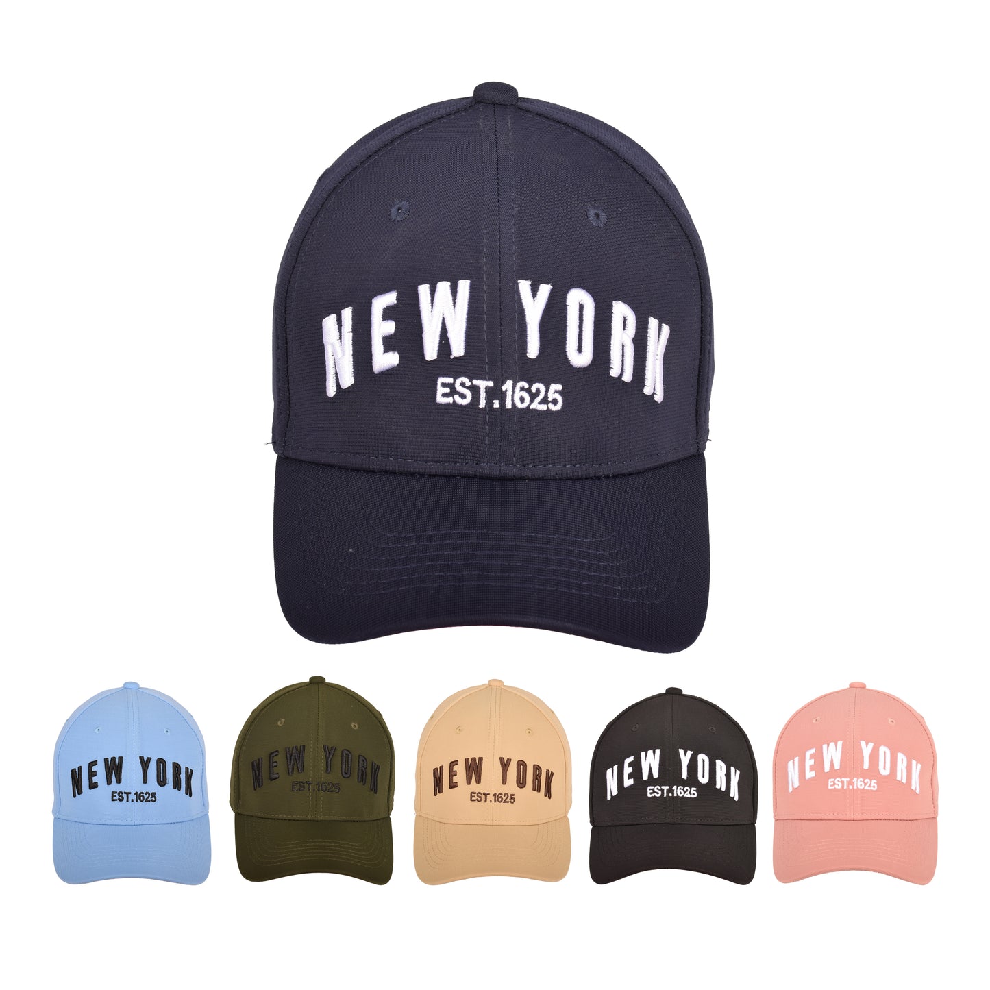 New York EST.1625 Embroidered Baseball Cap