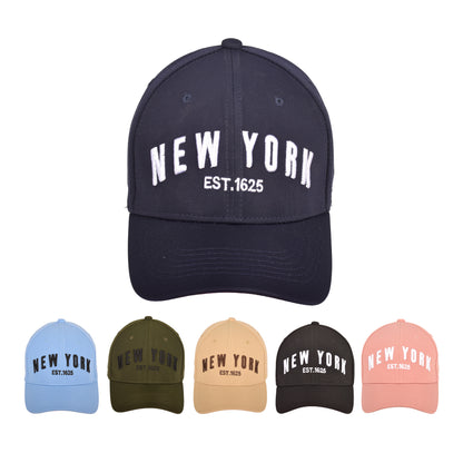 New York EST.1625 Embroidered Baseball Cap