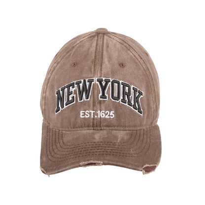 Vintage Retro New York EST.1625 Distressed Baseball Cap