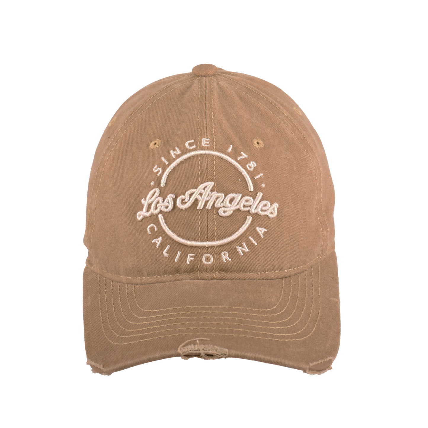 Vintage Retro Los Angeles Distressed Baseball Cap