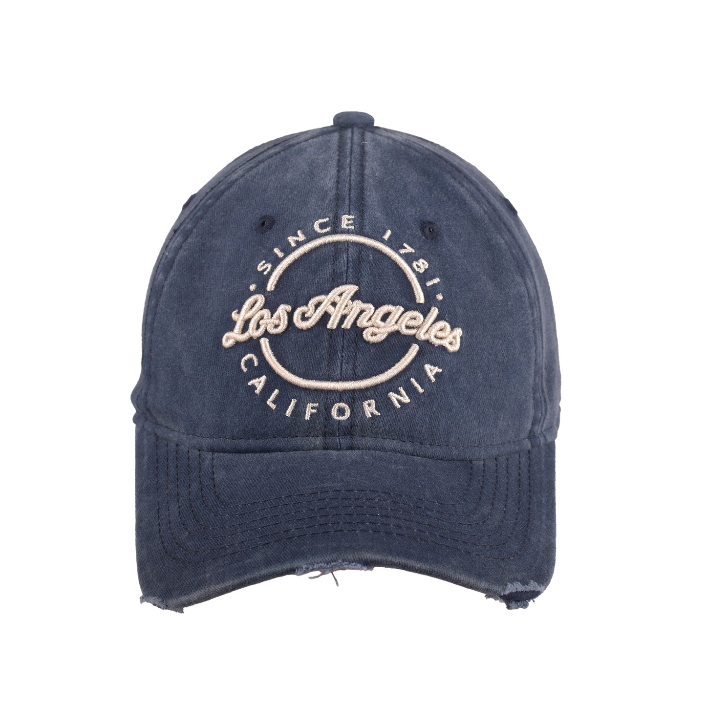 Vintage Retro Los Angeles Distressed Baseball Cap