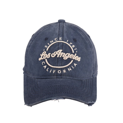 Vintage Retro Los Angeles Distressed Baseball Cap