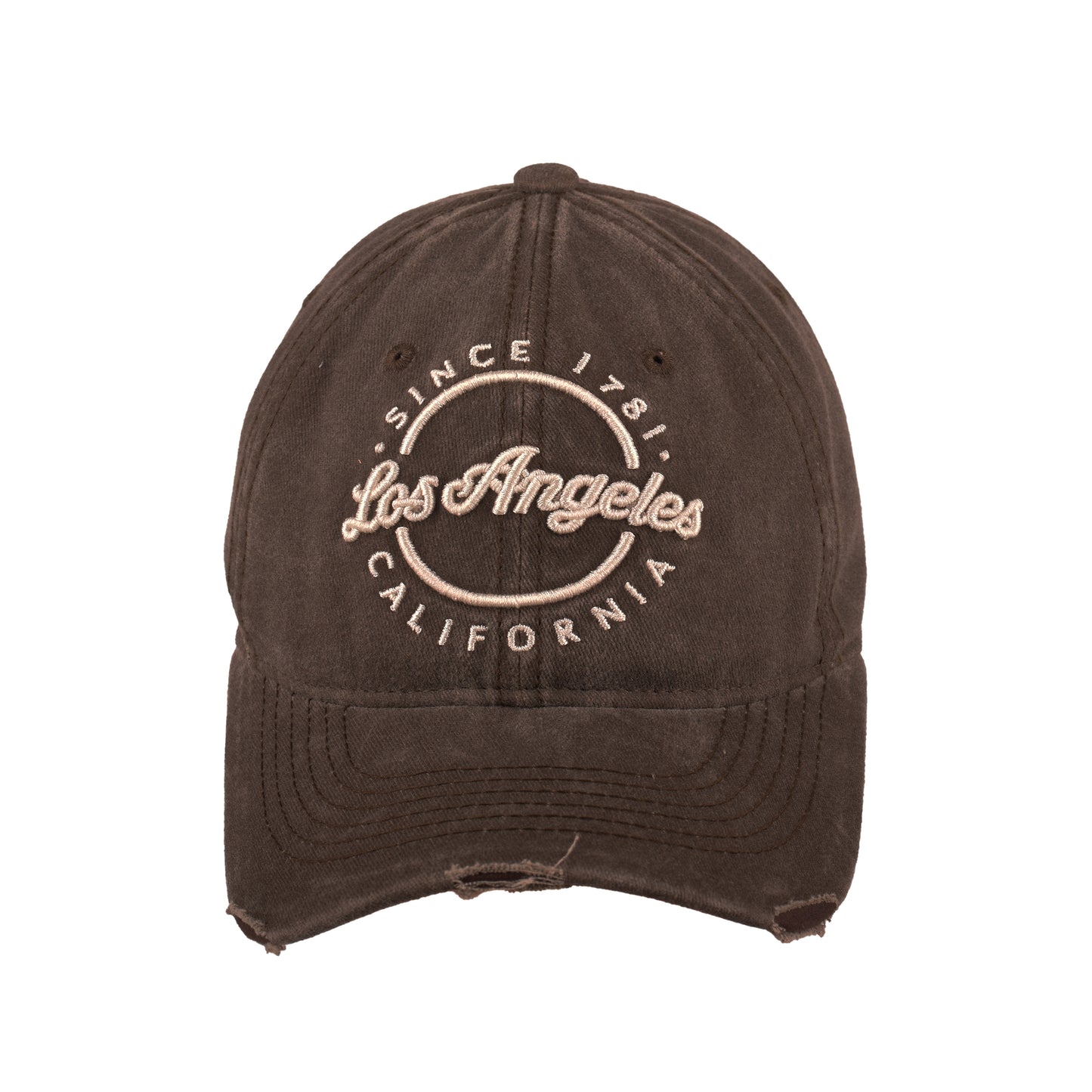 Vintage Retro Los Angeles Distressed Baseball Cap
