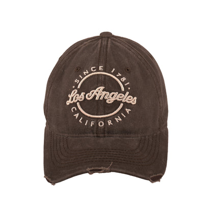 Vintage Retro Los Angeles Distressed Baseball Cap