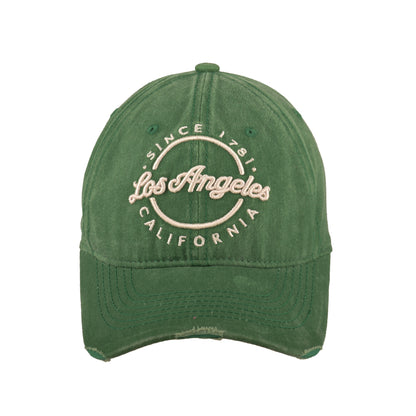 Vintage Retro Los Angeles Distressed Baseball Cap