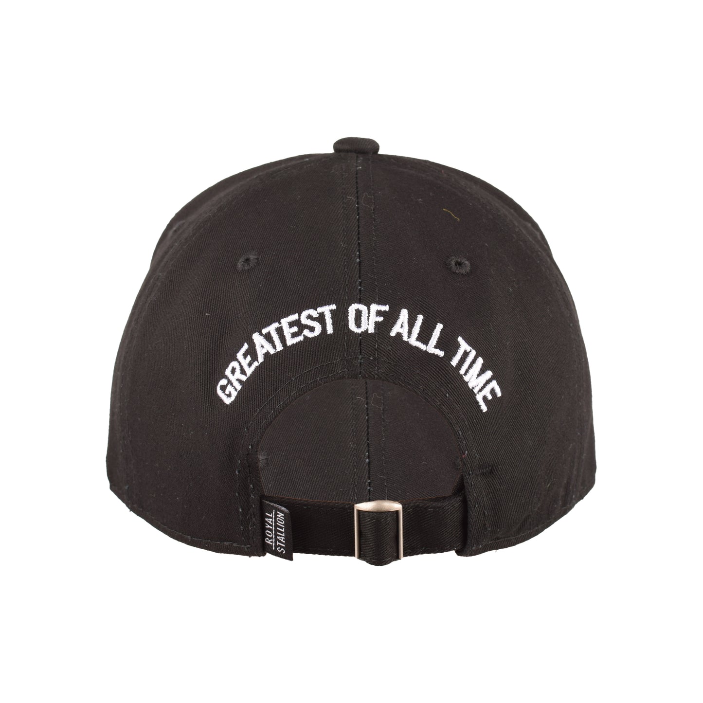 G.O.A.T. Embroidered Distressed Baseball Cap