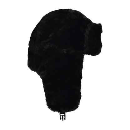 Royal Stallion Full Faux Fur Trapper Hat (Black)