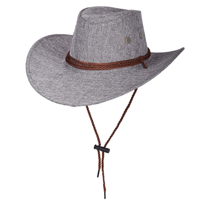 Classic Western Cowboy Hat with Rope Band