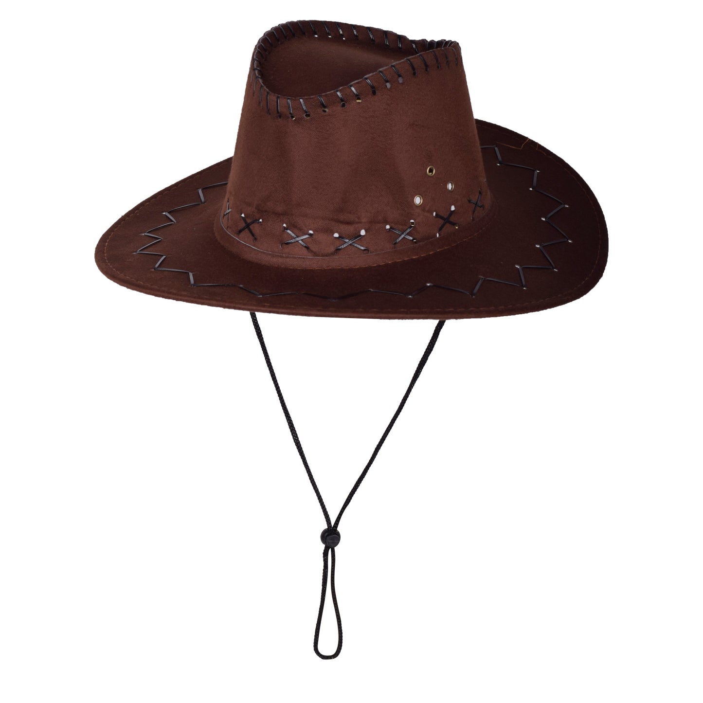Classic Western Cowboy Hat with Stitched Detailing