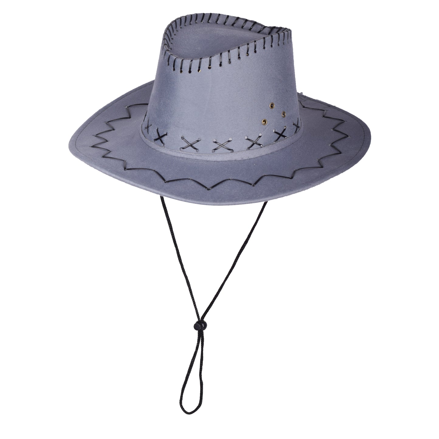 Classic Western Cowboy Hat with Stitched Detailing