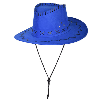 Classic Western Cowboy Hat with Stitched Detailing