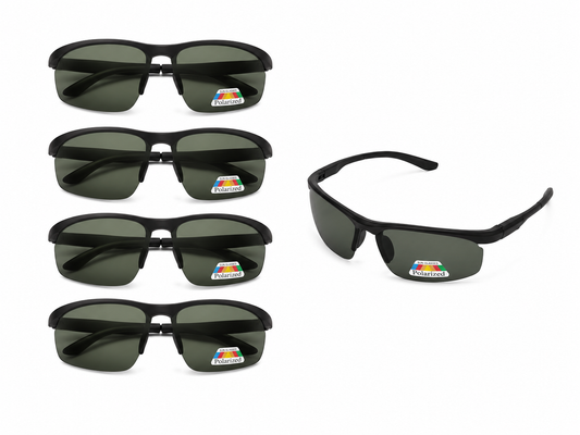 Polarized Sport Wraparound Sunglasses - MSG-32 (12 Units)
