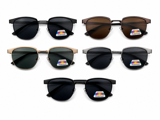 Polarized Wayfarer Classic Sunglasses - MSG-56 (12 Units)