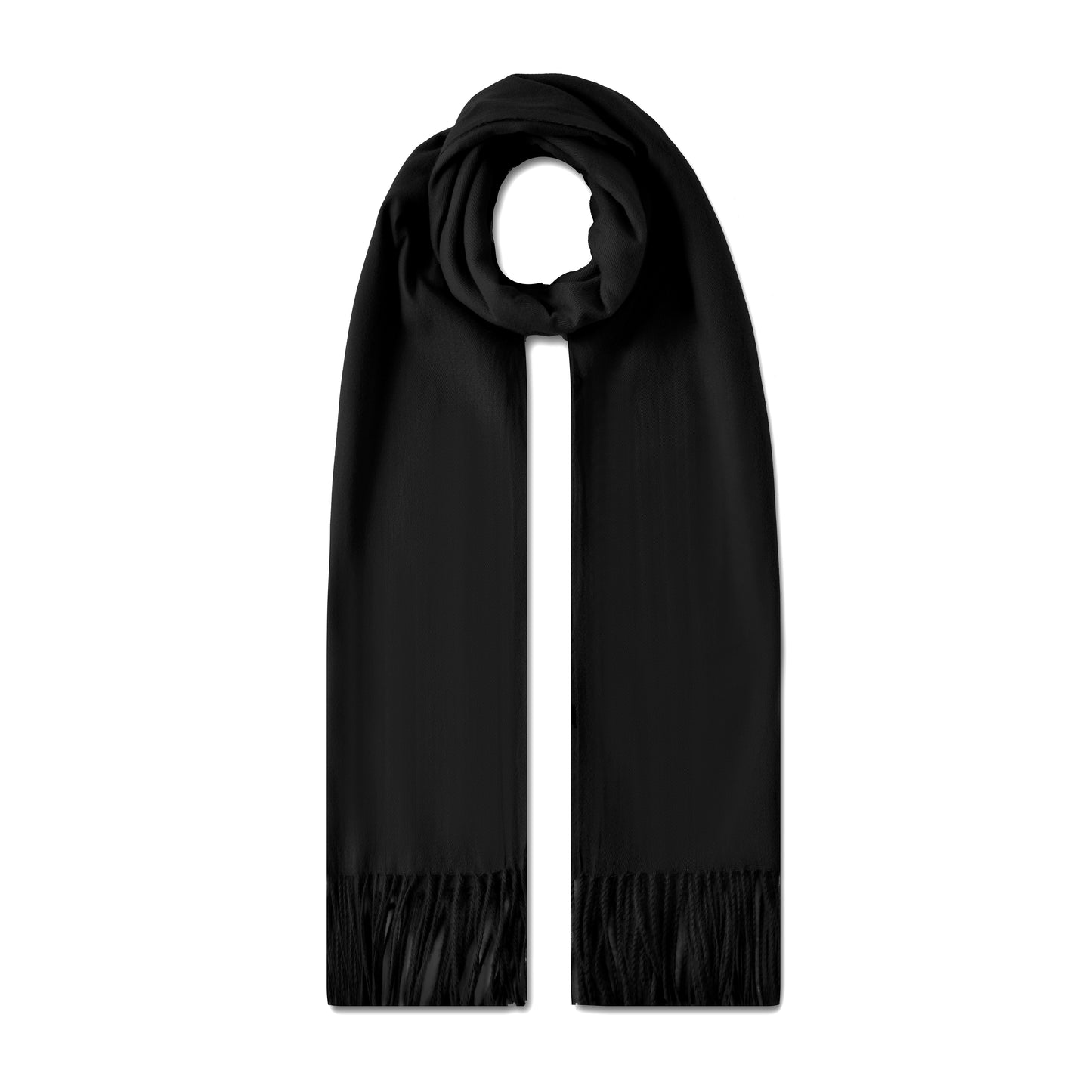 Soft & Cosy Plain Fringed Scarves