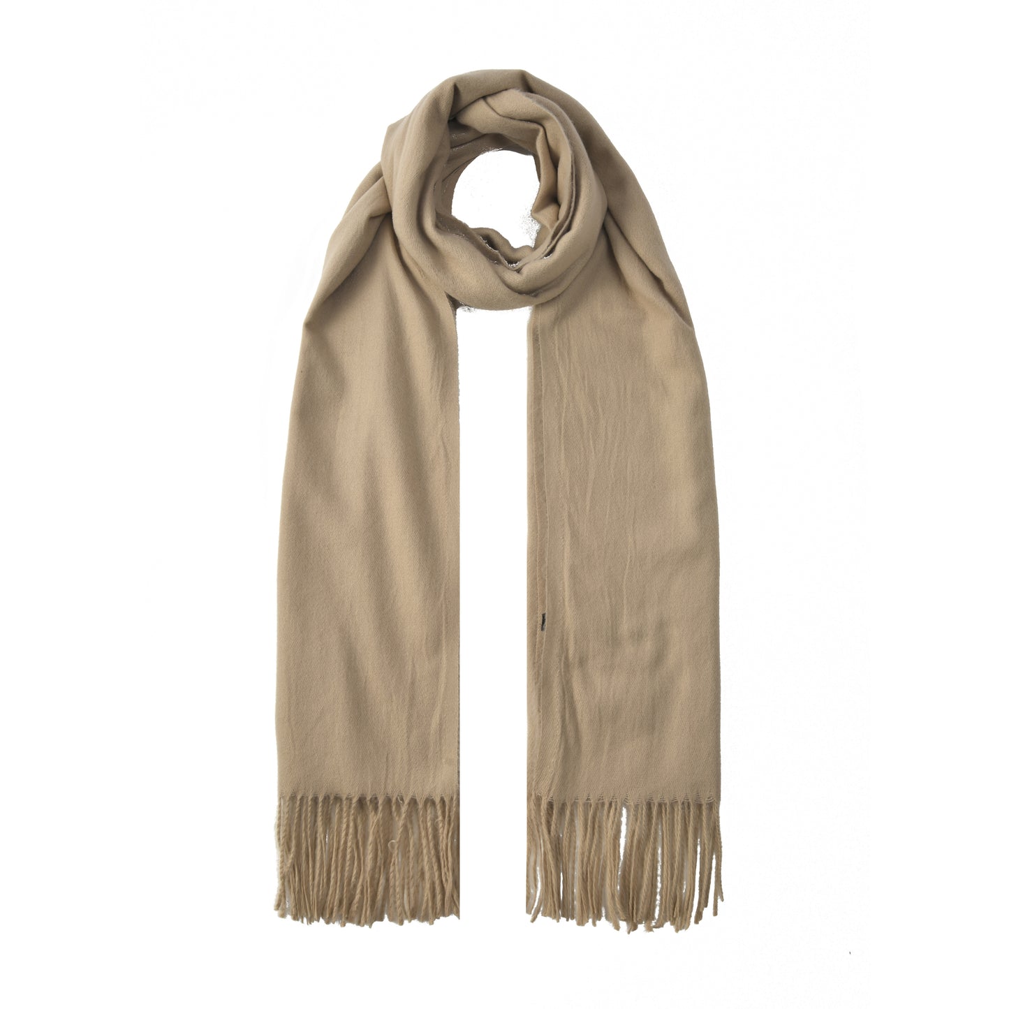 Soft & Cosy Plain Fringed Scarves