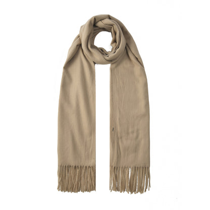 Soft & Cosy Plain Fringed Scarves